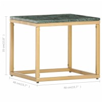 vidaXL Coffee Table Green 15.7