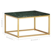 vidaXL Coffee Table Green 23.6