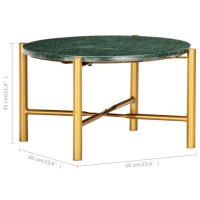 vidaXL Coffee Table Green 23.6