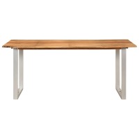 Vidaxl Dining Table 70.9X35.4X29.9 Solid Acacia Wood