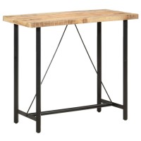 Vidaxl Bar Table 47.2X22.8X42.1 Rough Mango Wood