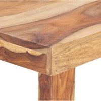 Vidaxl Dining Table 55.1X27.6X29.9 Solid Sheesham Wood