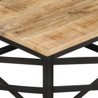 Vidaxl Coffee Table 26.8X26.8X13.8 Solid Mango Wood