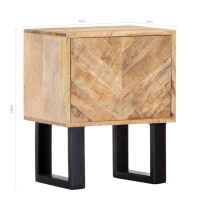 vidaXL Bedside Cabinet 15.7