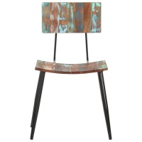 vidaXL Dining Chairs 2 pcs Solid Reclaimed Wood