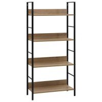 vidaXL 4-Layer Book Shelf Oak 23.6