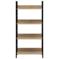 vidaXL 4-Layer Book Shelf Oak 23.6