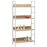 vidaXL 4-Layer Book Shelf Oak 23.6