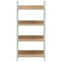 vidaXL 4-Layer Book Shelf Oak 23.6