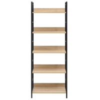 vidaXL 5-Layer Book Shelf Oak 23.6