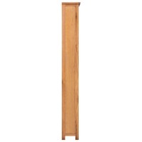 Vidaxl 6-Tier Bookcase 31.5X8.9X66.9 Solid Oak Wood