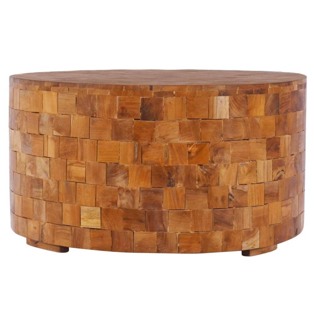 Vidaxl Coffee Table 23.6X23.6X13.8 Solid Teak Wood