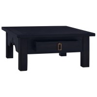 vidaXL Coffee Table Light Black Coffee 26.8