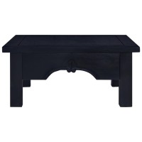 vidaXL Coffee Table Light Black Coffee 26.8