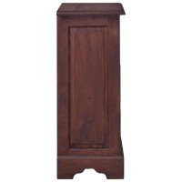 vidaXL Chest of Drawers Classical Brown Solid Mahogany Wood