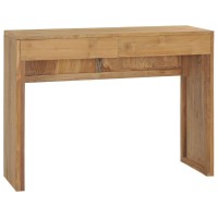 Vidaxl Console Table 39.4X13.8X29.5 Solid Teak Wood