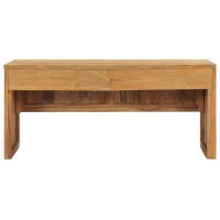 Vidaxl Tv Cabinet 39.4X13.8X17.7 Solid Teak Wood