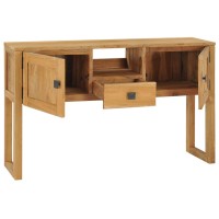 Vidaxl Console Table 47.2X12.6X29.5 Solid Teak Wood