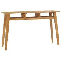Vidaxl Console Table 47.2X13.8X29.5 Solid Teak Wood