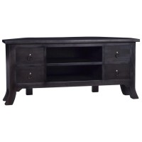 vidaXL TV Stand Light Black Coffee 39.4