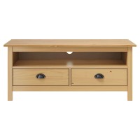 vidaXL TV Stand Hill Honey Brown 43.3