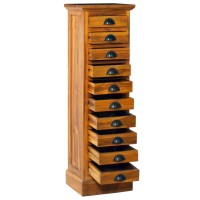 vidaXL 10-Drawer Cabinet 13.8