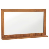 vidaXL Wall Mirror with Shelf 39.4