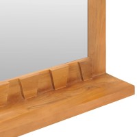 vidaXL Wall Mirror with Shelf 39.4