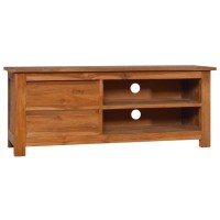 Vidaxl Tv Cabinet 39.4X11.8X15.7 Solid Teak Wood