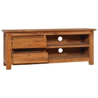 Vidaxl Tv Cabinet 39.4X11.8X15.7 Solid Teak Wood