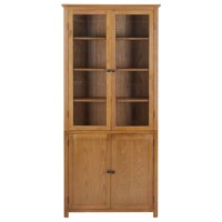 vidaXL Bookcase with 4 Doors 35.4