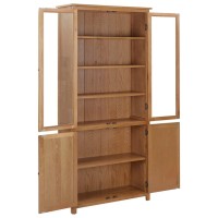 vidaXL Bookcase with 4 Doors 35.4