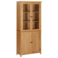 vidaXL Bookcase with 4 Doors 31.5