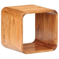 vidaXL Side Tables 2 pcs Solid Acacia Wood Honey Finish