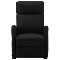 vidaXL Massage Chair Black Faux Leather