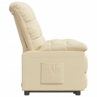 Vidaxl Recliner Cream Fabric