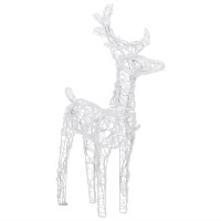 vidaXL Reindeers & Sleigh Christmas Decoration 110.2