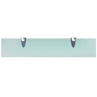 vidaXL Floating Shelves 2 pcs Glass 19.6