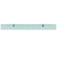 vidaXL Floating Shelves 2 pcs Glass 39.4