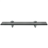 vidaXL Floating Shelves 2 pcs Glass 15.7