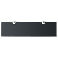 vidaXL Floating Shelves 2 pcs Glass 15.7