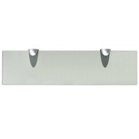 vidaXL Floating Shelves 2 pcs Glass 15.7