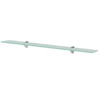 vidaXL Floating Shelves 2 pcs Glass 35.4