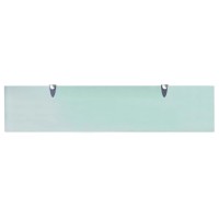 vidaXL Floating Shelves 2 pcs Glass 35.4