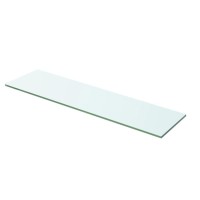 Vidaxl Shelves 2 Pcs Panel Glass Clear 23.6X4.7