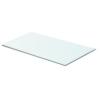 Vidaxl Shelves 2 Pcs Panel Glass Clear 23.6X11.8
