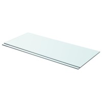 Vidaxl Shelves 2 Pcs Panel Glass Clear 27.6X11.8