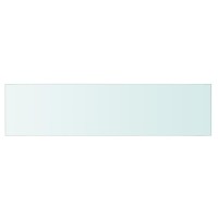 vidaXL Shelves 2 pcs Panel Glass Clear 31.5