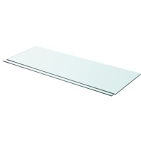 Vidaxl Shelves 2 Pcs Panel Glass Clear 31.5X11.8