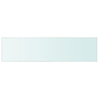 Vidaxl Shelves 2 Pcs Panel Glass Clear 39.4X9.8